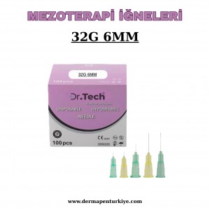32G 6MM Mezoterapi İğnesi
