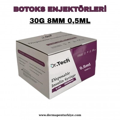 30G 8MM 0.5ML BOTOKS ENJETÖRLERİ