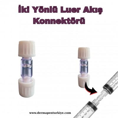 İki Yönlü Luer Akış Konnektörü